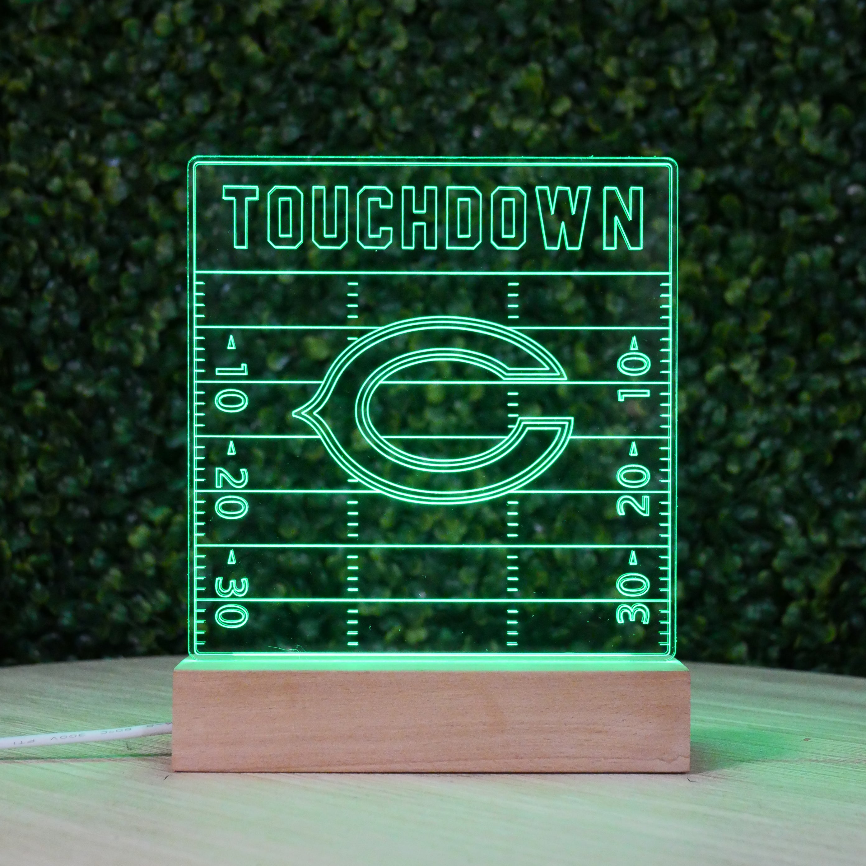 NFL 3D Touchdown Field Lamp – Custom Team LED Light
