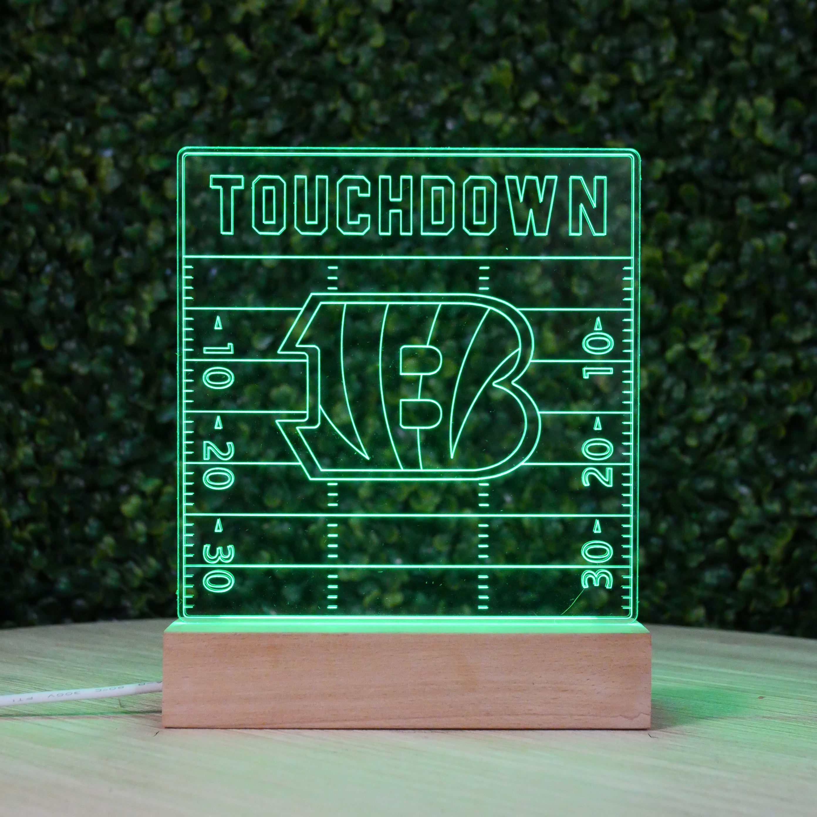 NFL 3D Touchdown Field Lamp – Custom Team LED Light