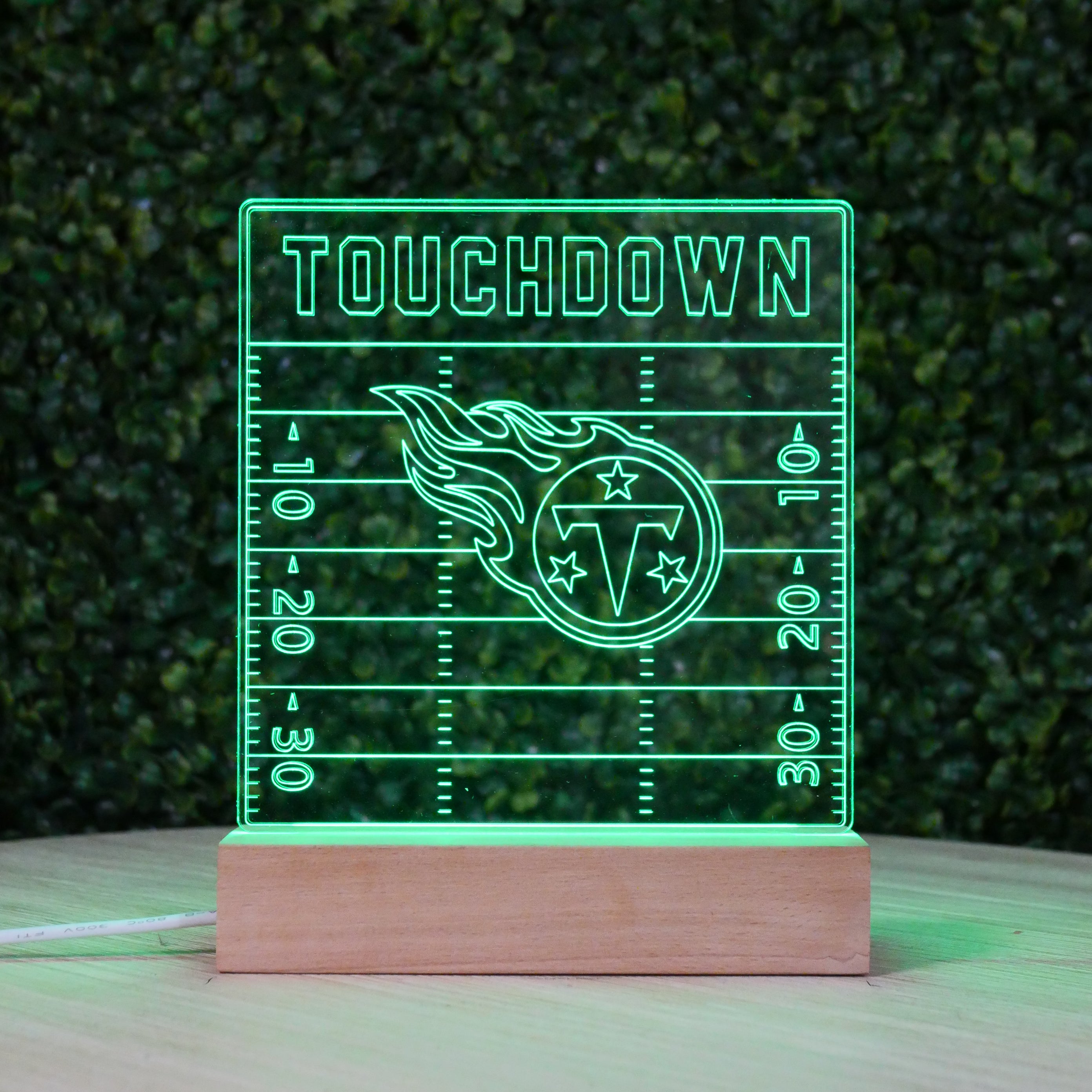 NFL 3D Touchdown Field Lamp – Custom Team LED Light