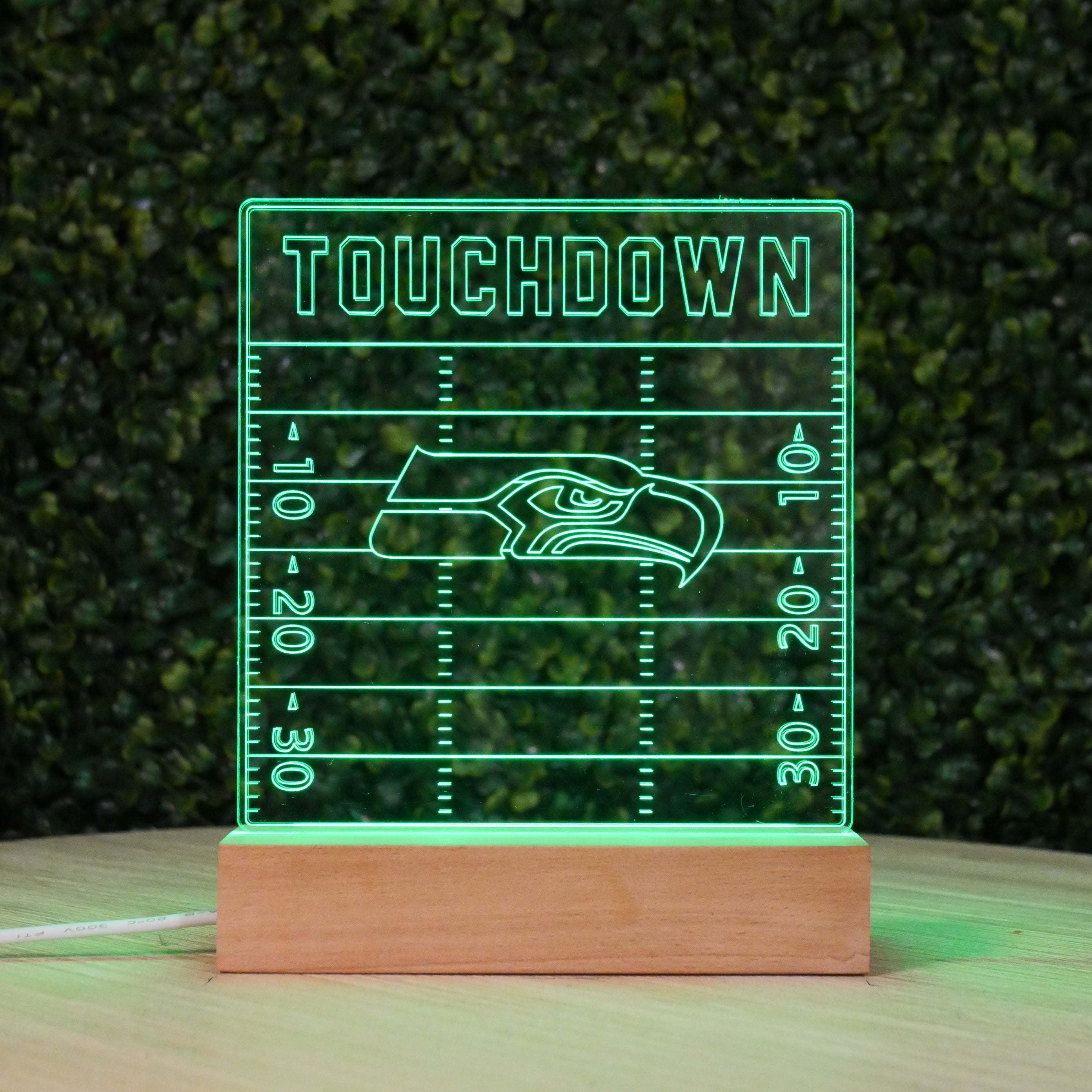 NFL 3D Touchdown Field Lamp – Custom Team LED Light