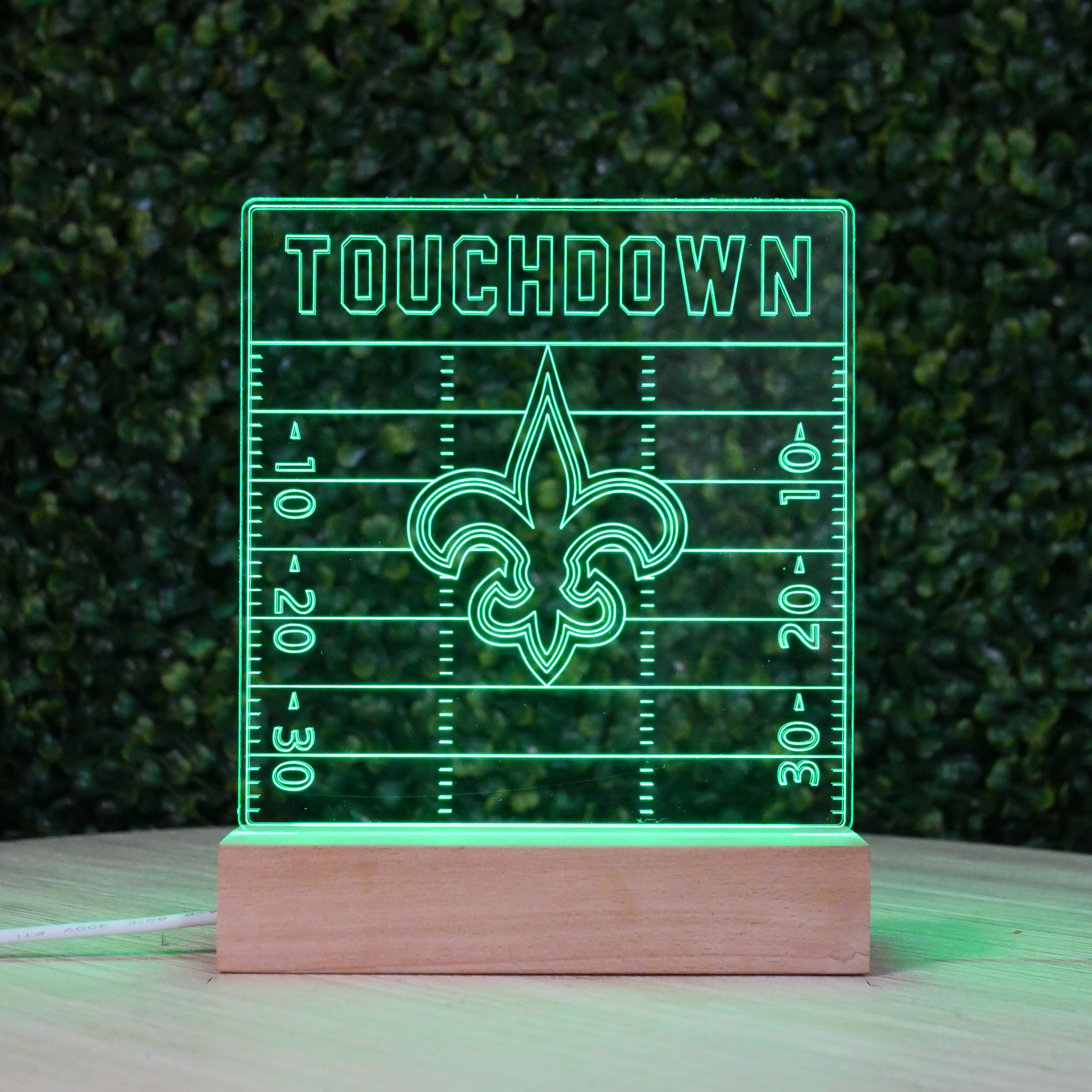 NFL 3D Touchdown Field Lamp – Custom Team LED Light