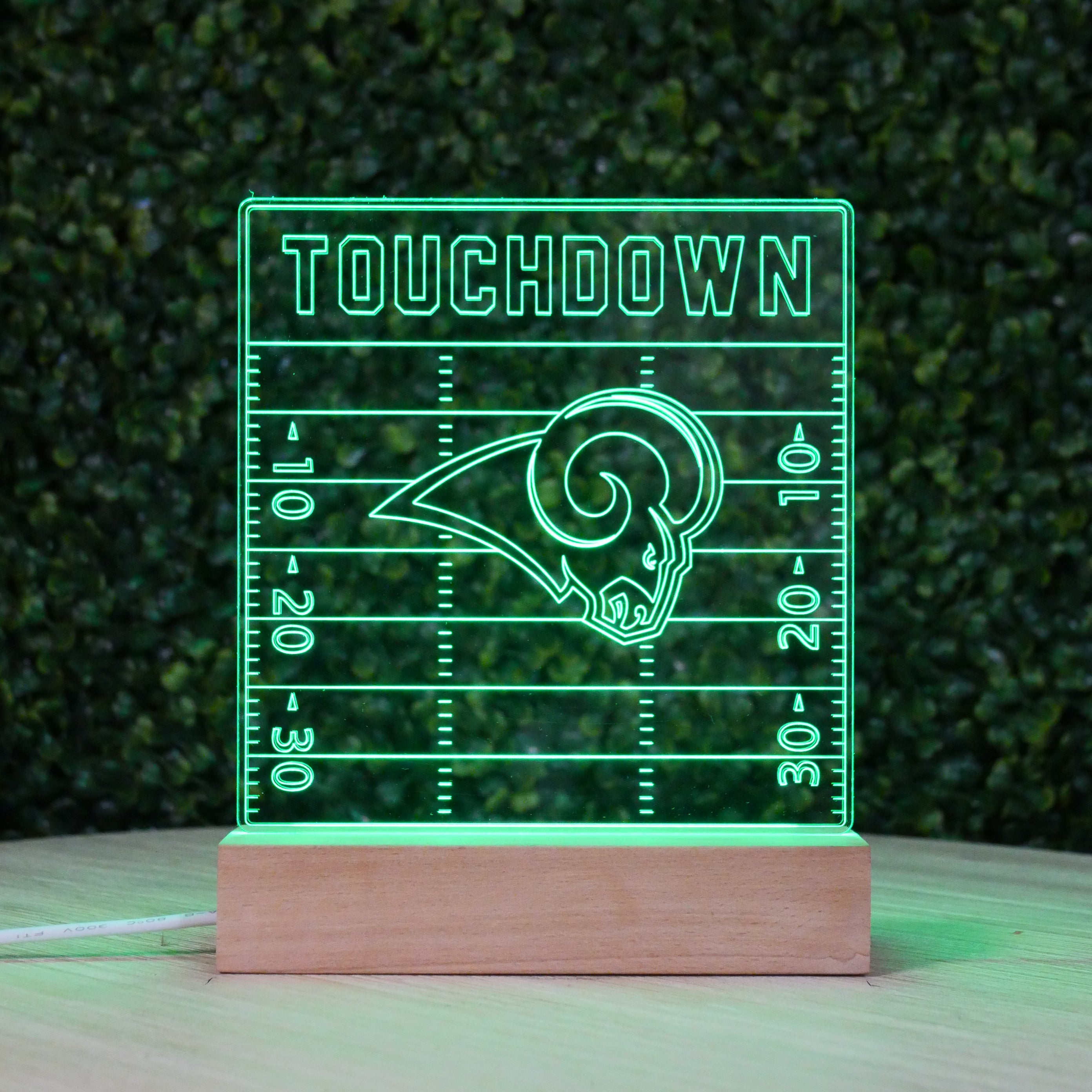 NFL 3D Touchdown Field Lamp – Custom Team LED Light