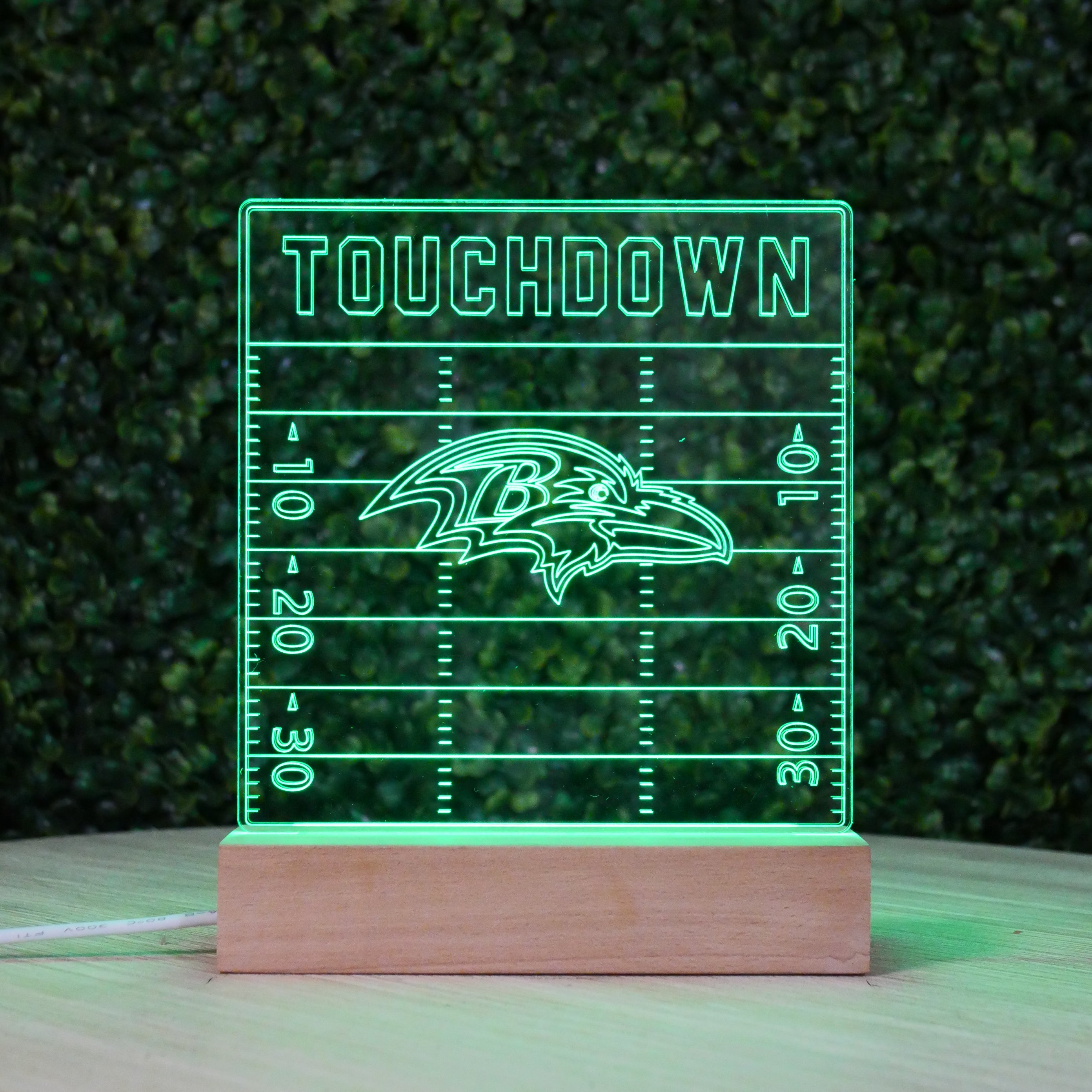 NFL 3D Touchdown Field Lamp – Custom Team LED Light