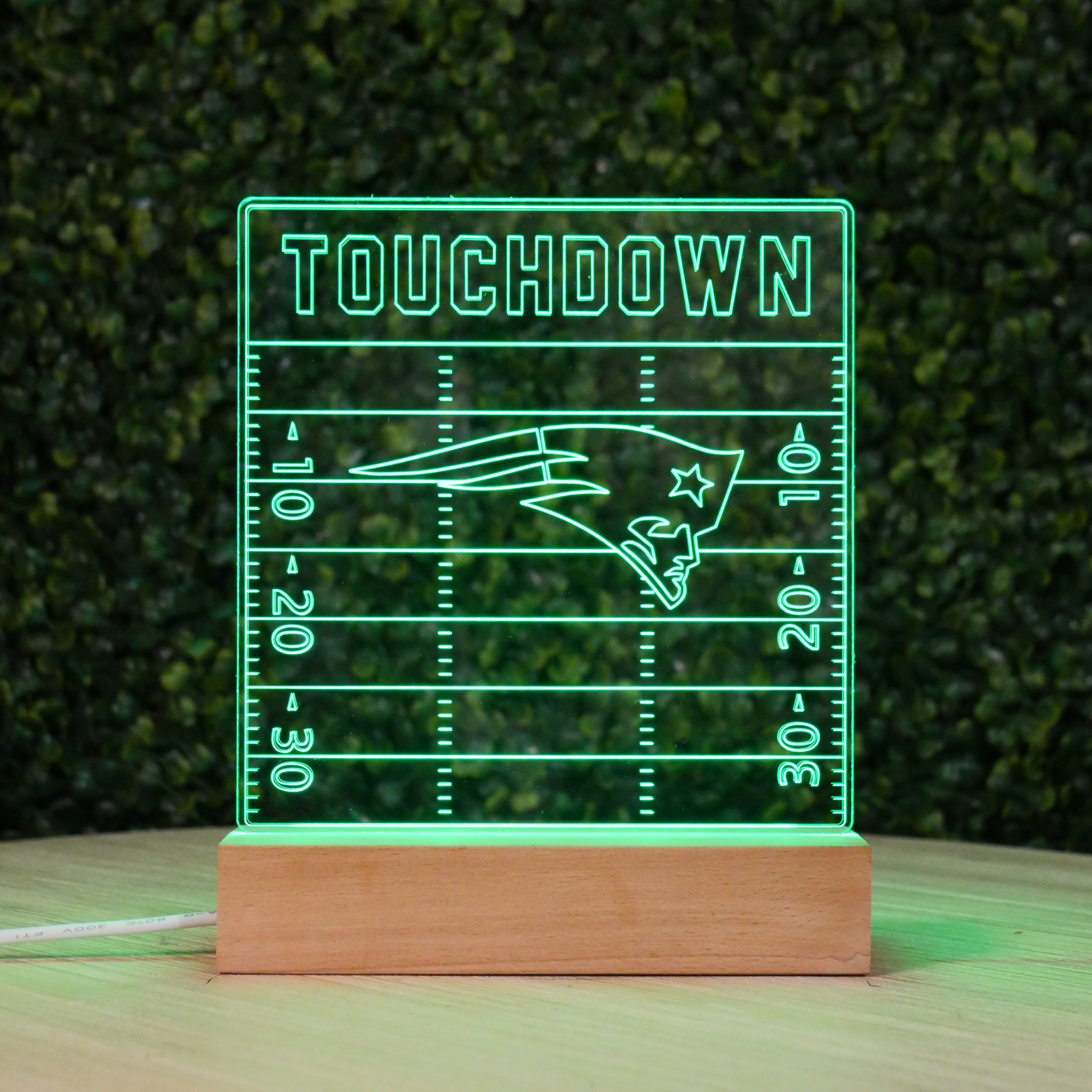 NFL 3D Touchdown Field Lamp – Custom Team LED Light