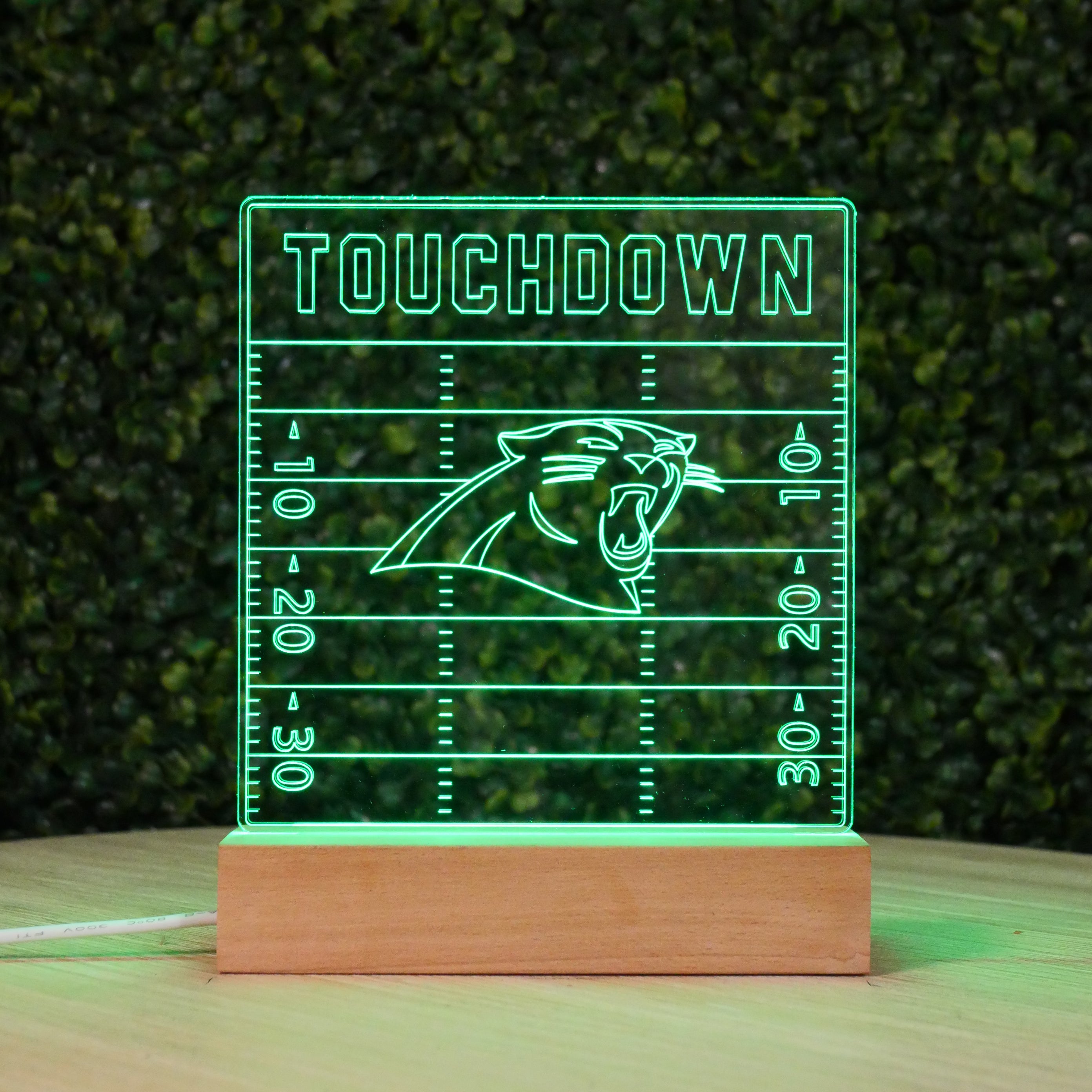 NFL 3D Touchdown Field Lamp – Custom Team LED Light