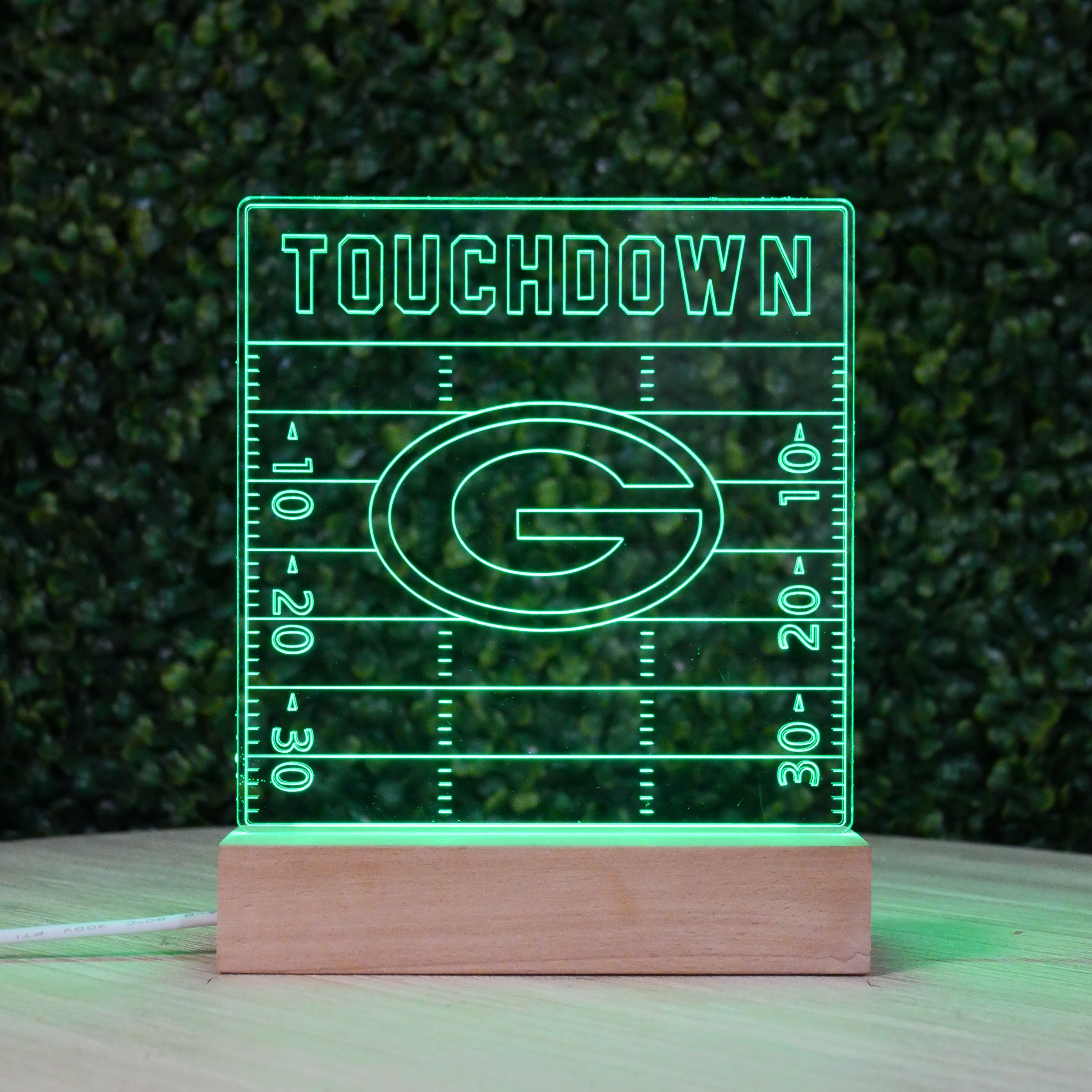 NFL 3D Touchdown Field Lamp – Custom Team LED Light