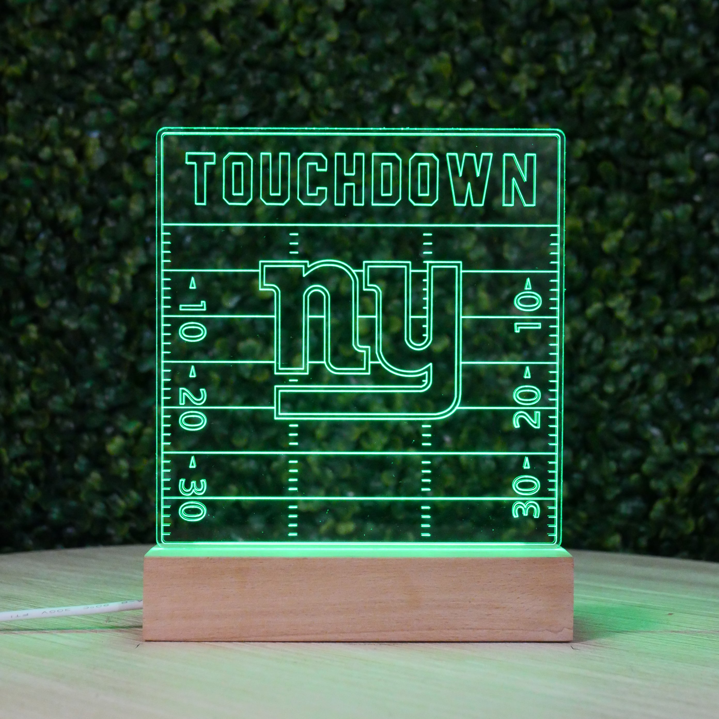 NFL 3D Touchdown Field Lamp – Custom Team LED Light