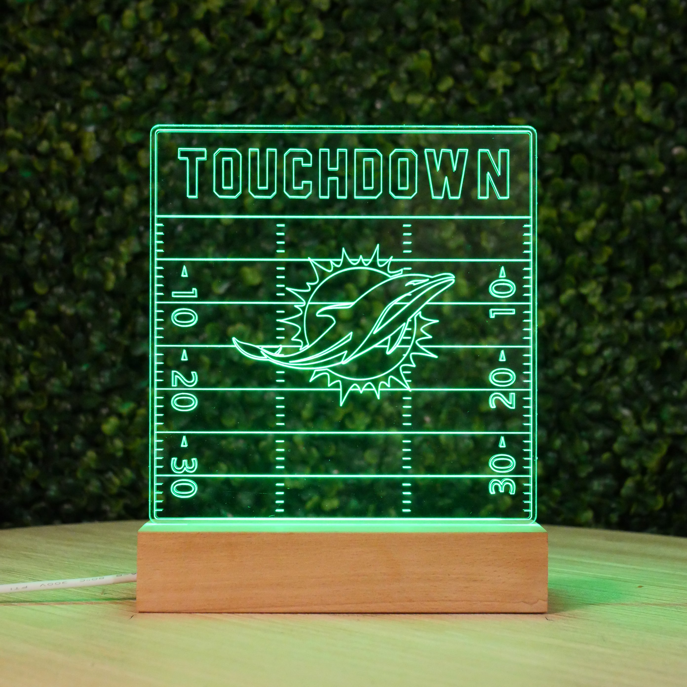 NFL 3D Touchdown Field Lamp – Custom Team LED Light