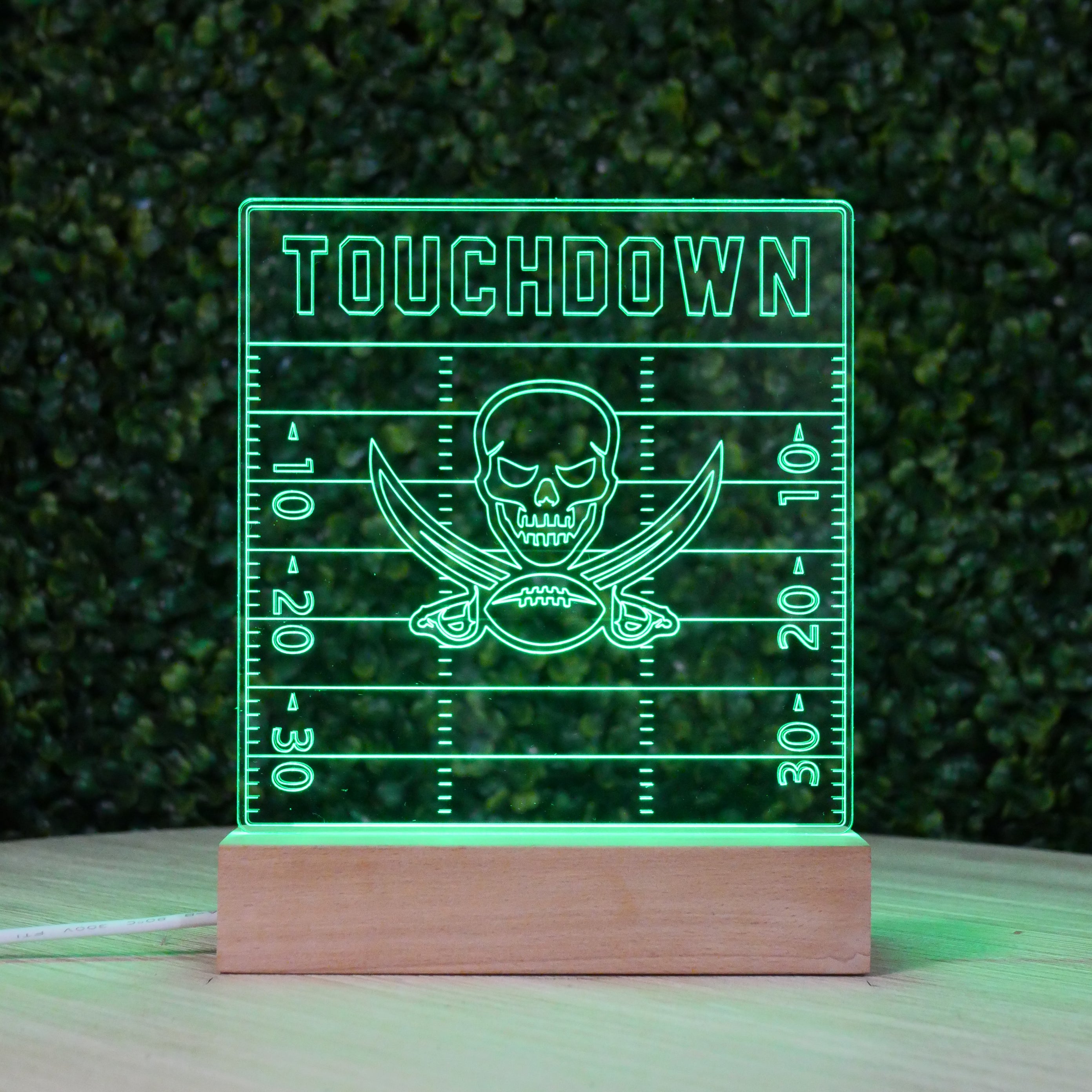 NFL 3D Touchdown Field Lamp – Custom Team LED Light