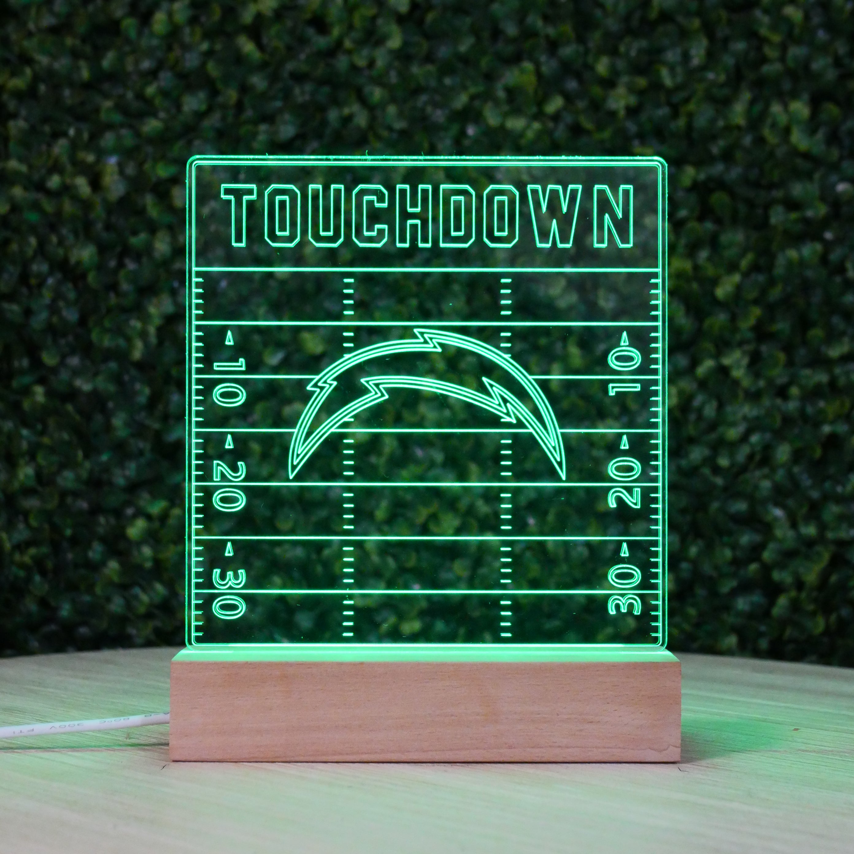 NFL 3D Touchdown Field Lamp – Custom Team LED Light