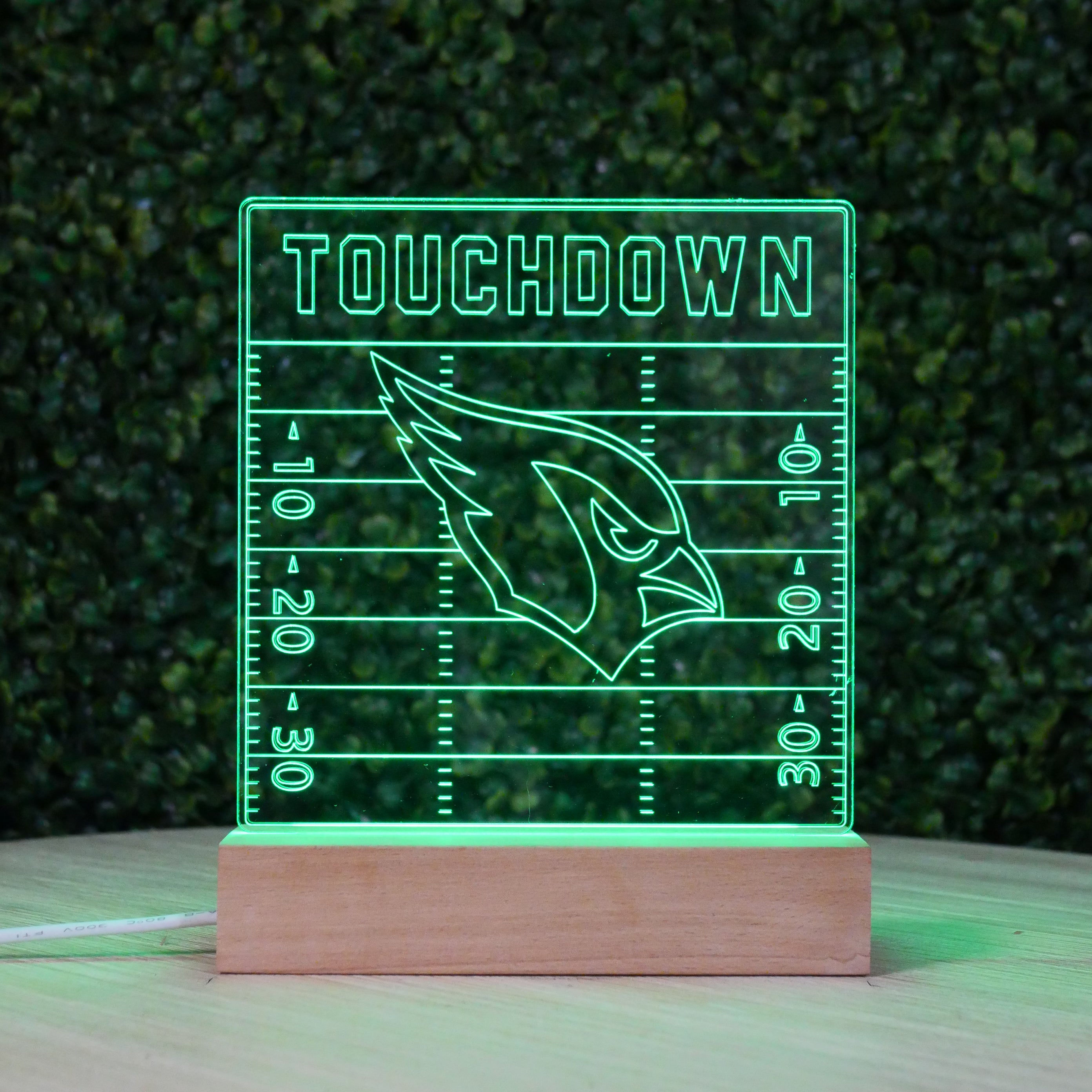 NFL 3D Touchdown Field Lamp – Custom Team LED Light