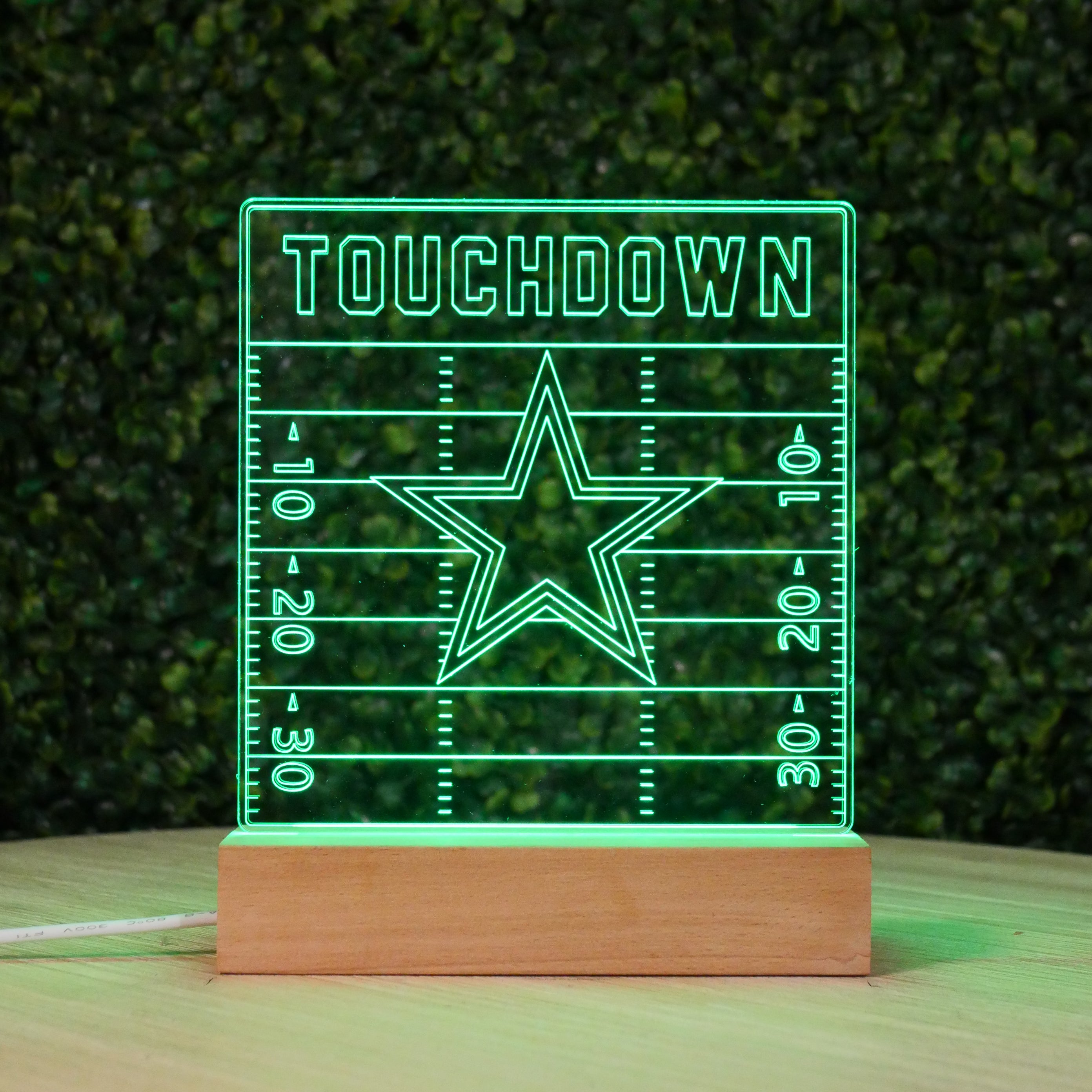 NFL 3D Touchdown Field Lamp – Custom Team LED Light