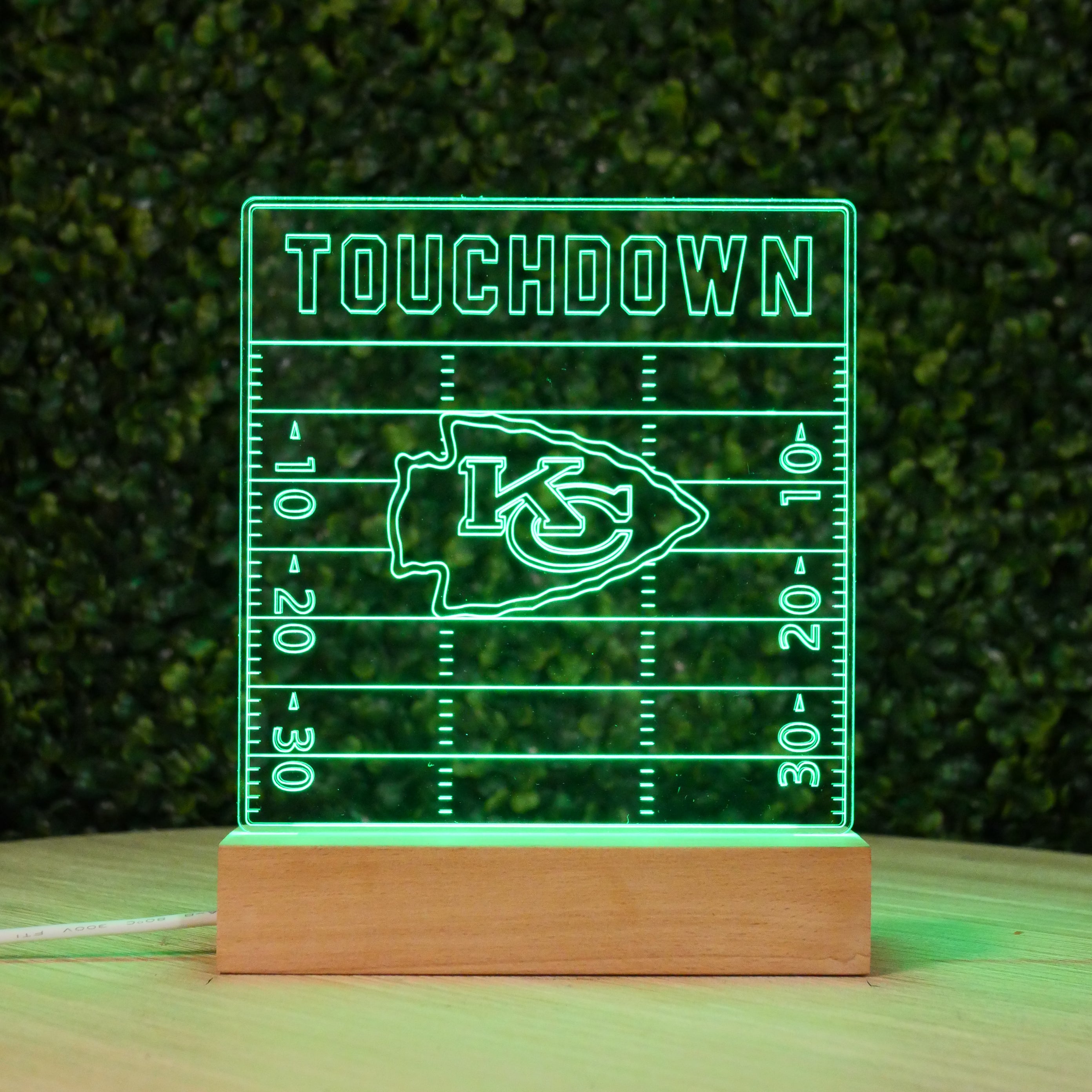 NFL 3D Touchdown Field Lamp – Custom Team LED Light
