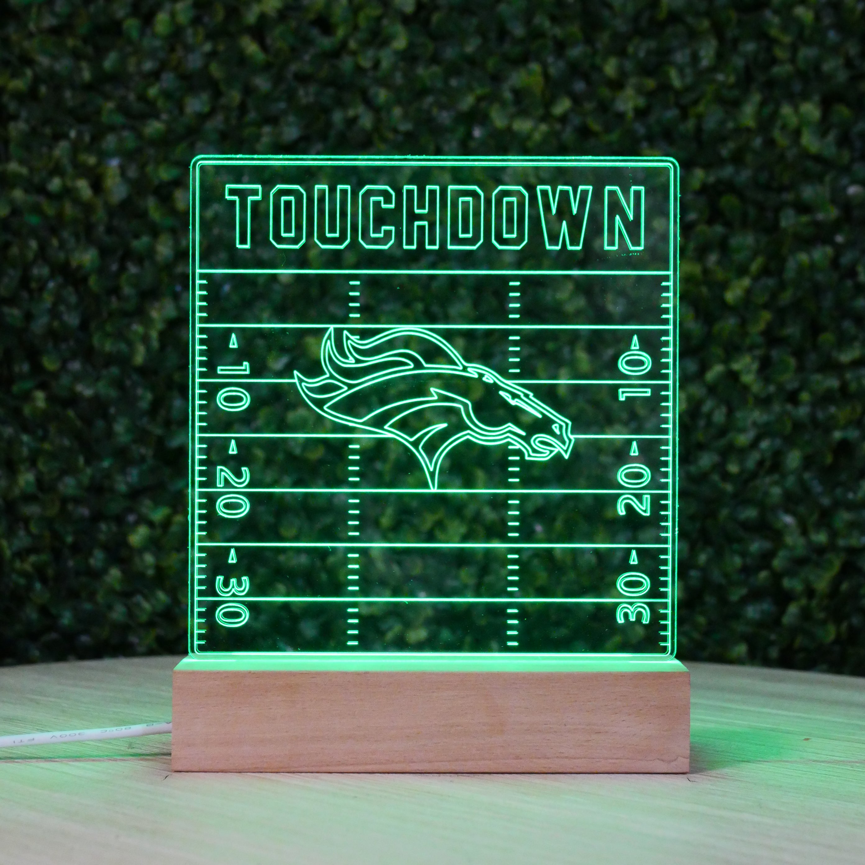 NFL 3D Touchdown Field Lamp – Custom Team LED Light