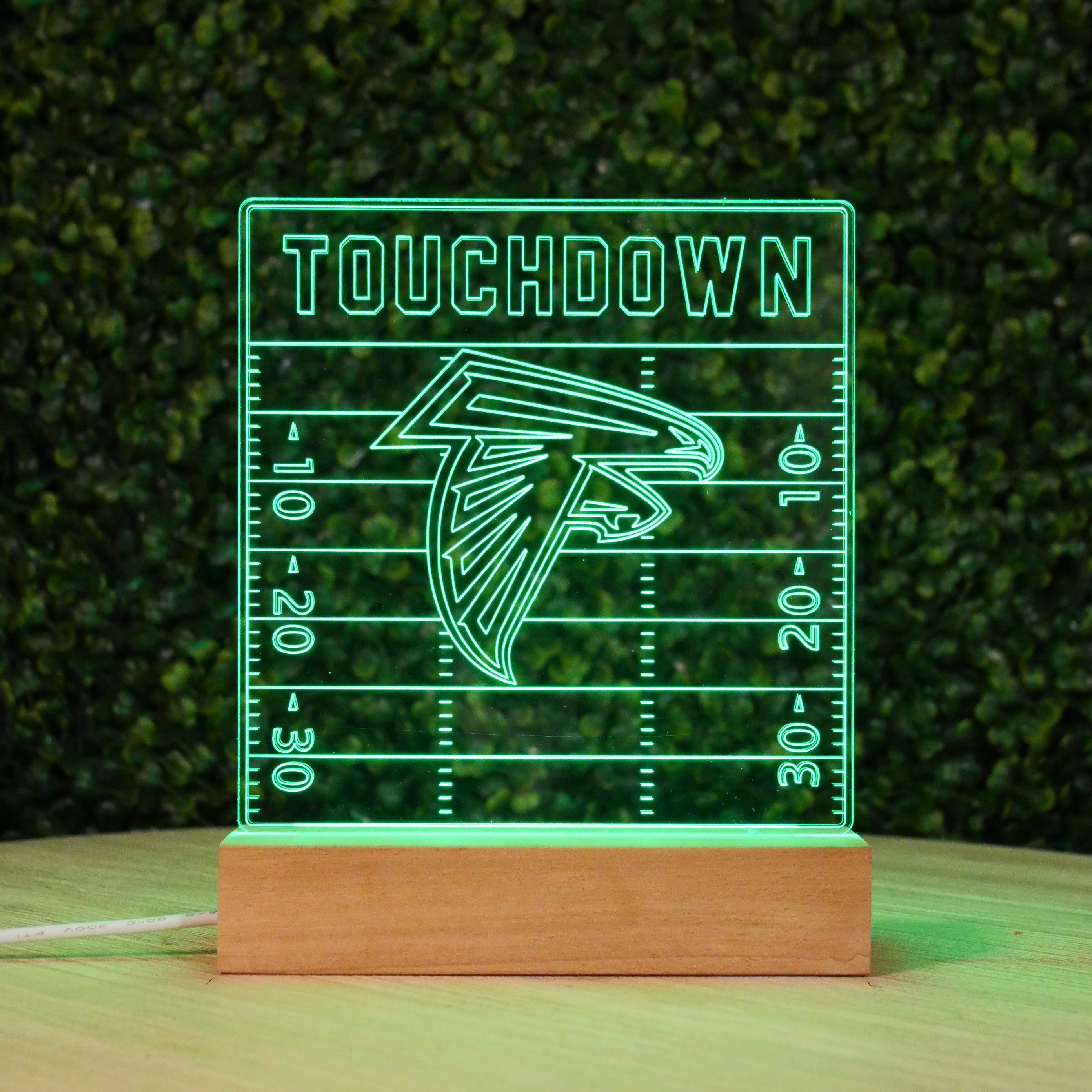 NFL 3D Touchdown Field Lamp – Custom Team LED Light