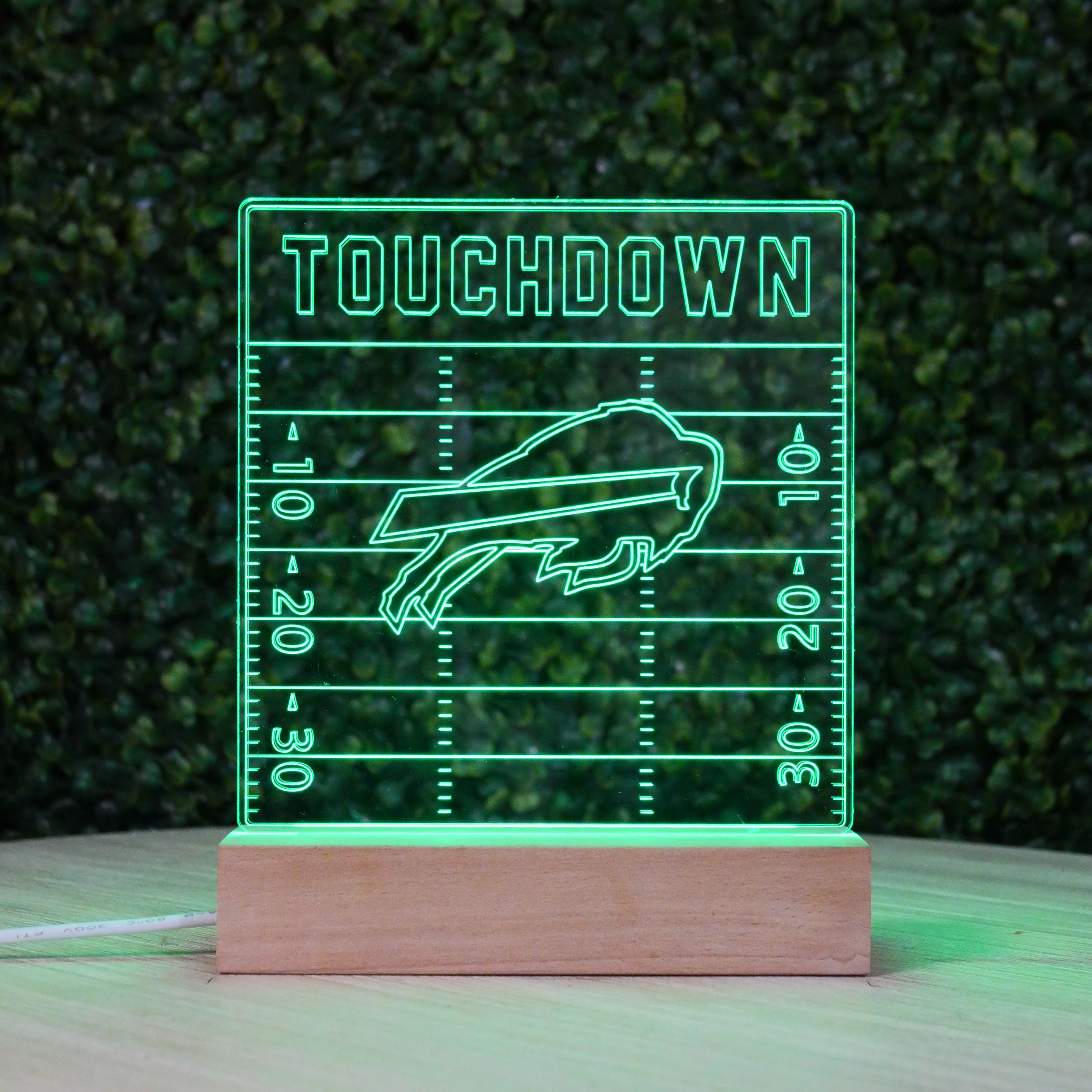 NFL 3D Touchdown Field Lamp – Custom Team LED Light