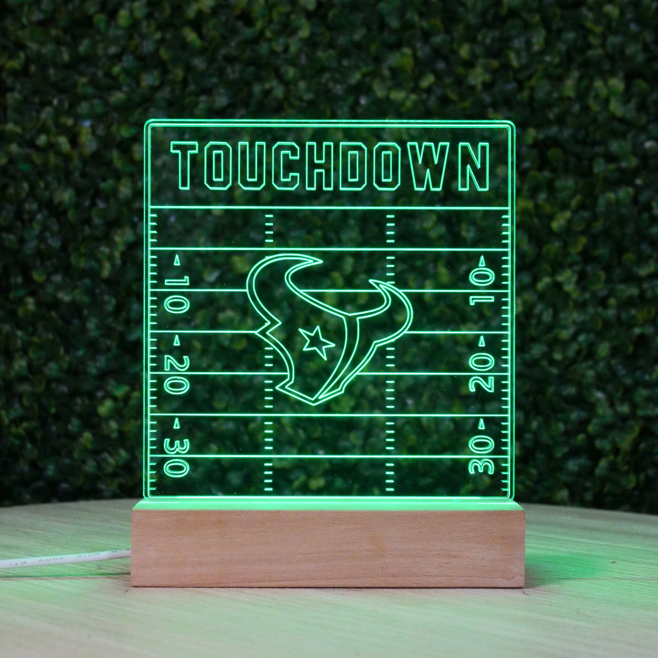 NFL 3D Touchdown Field Lamp – Custom Team LED Light