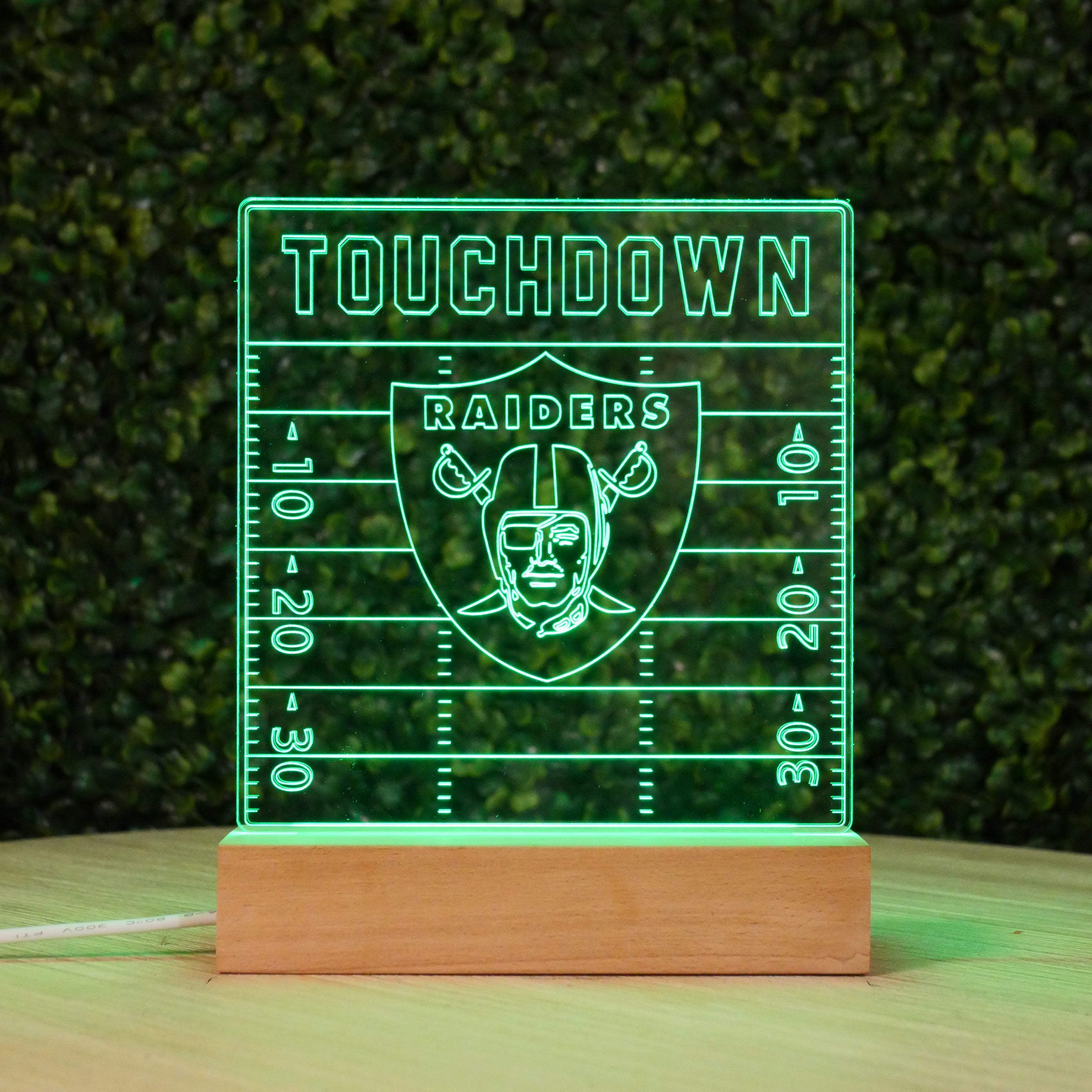 NFL 3D Touchdown Field Lamp – Custom Team LED Light