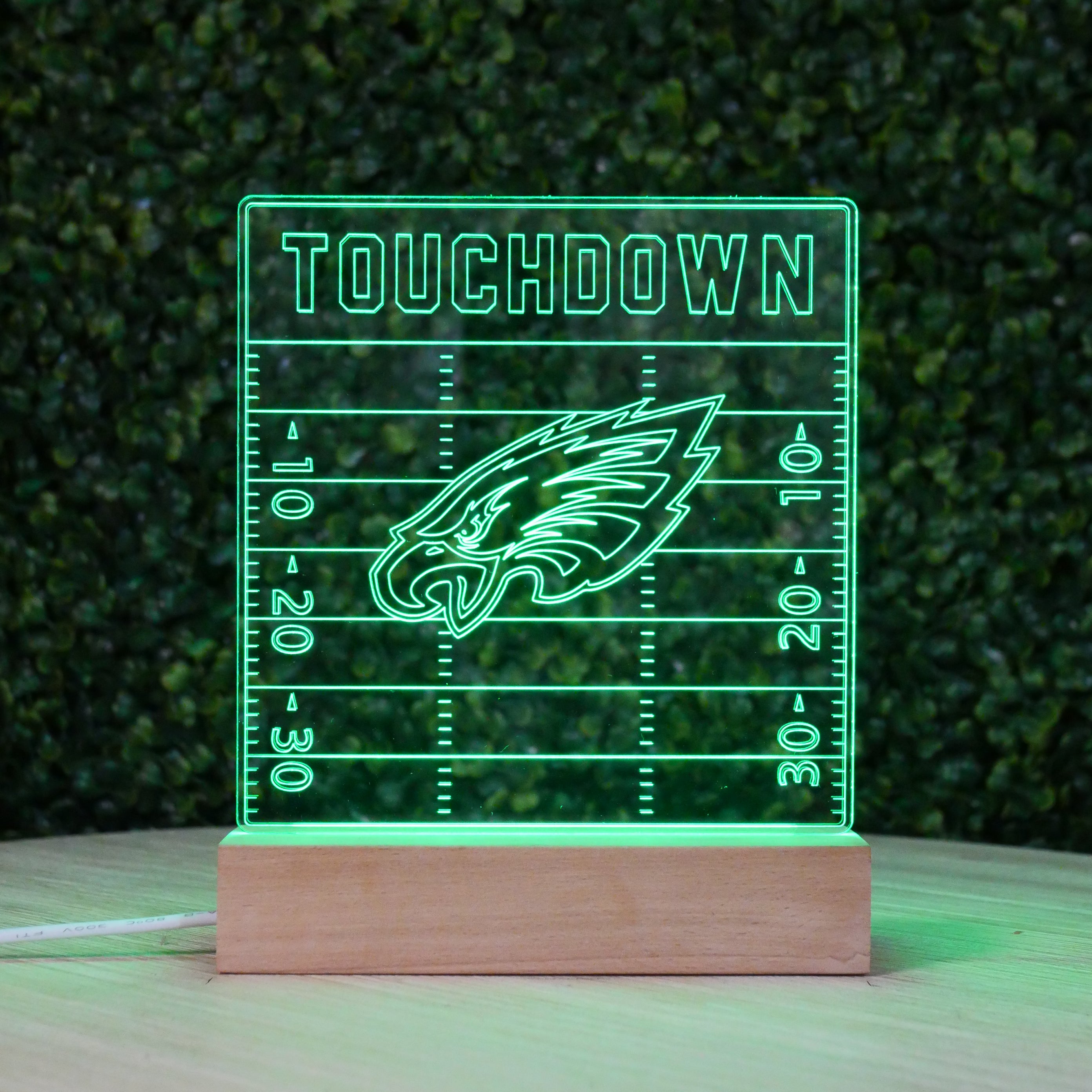 NFL 3D Touchdown Field Lamp – Custom Team LED Light