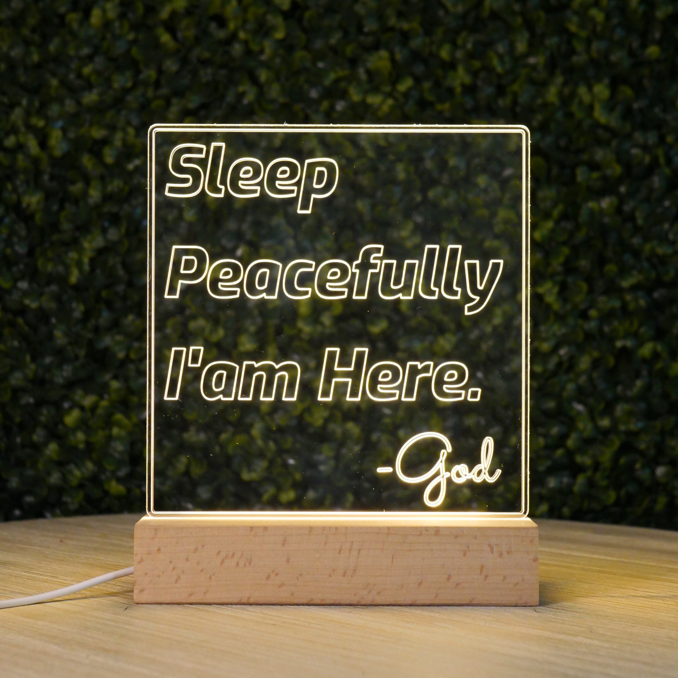 Inspired Motivation LED Lamp