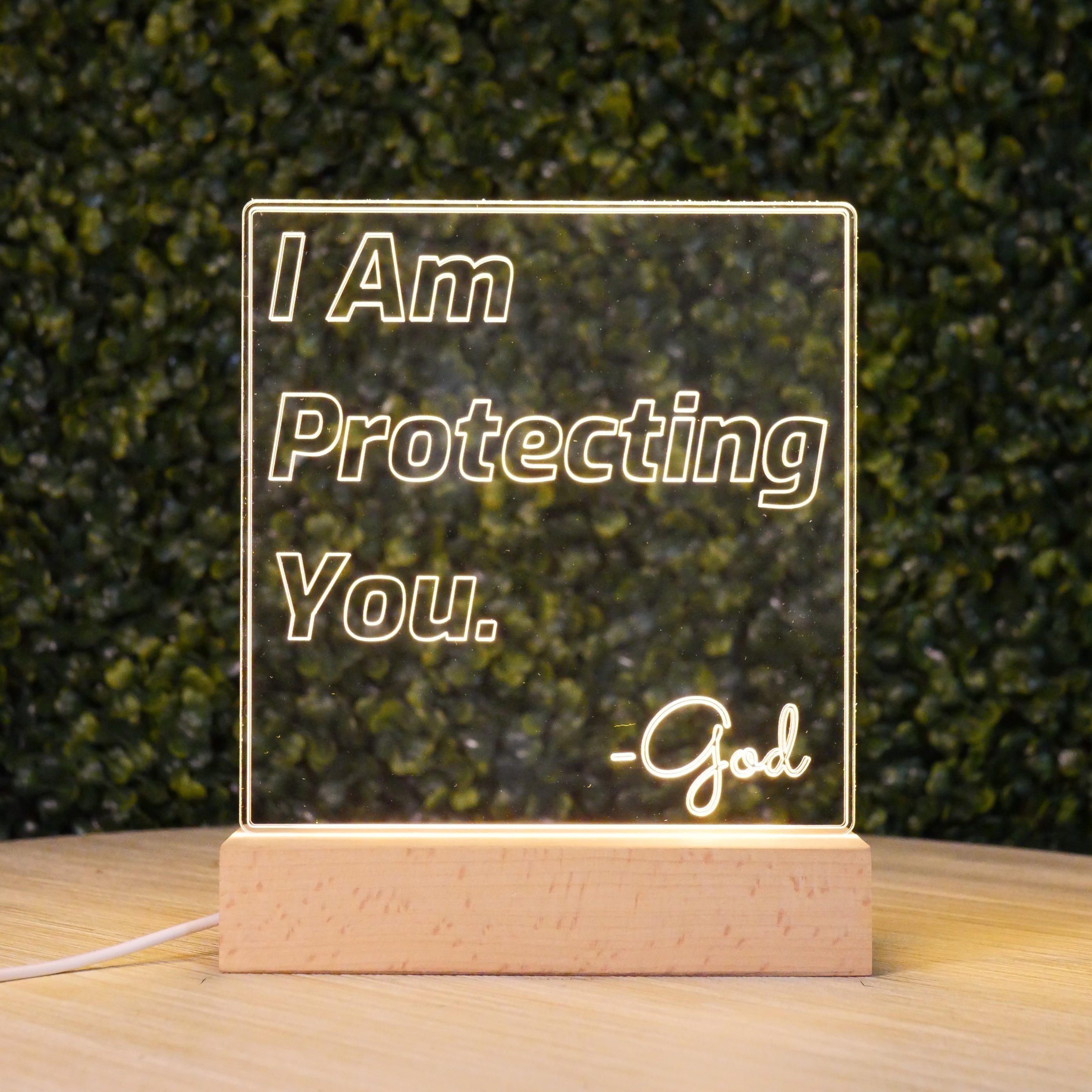 Inspired Motivation LED Lamp