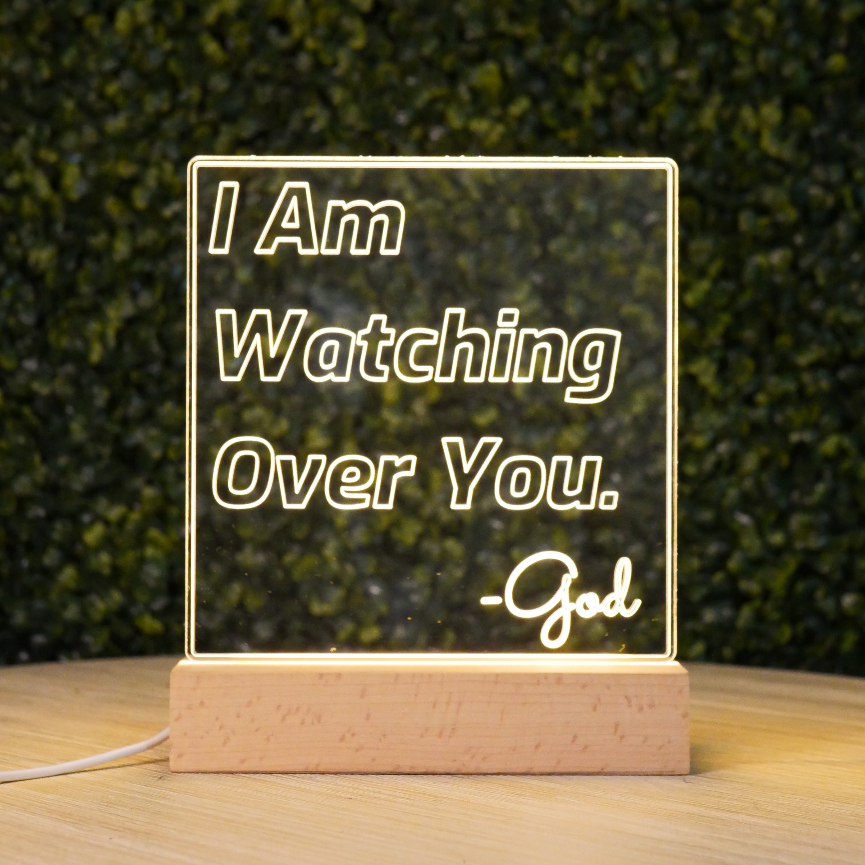 Inspired Motivation LED Lamp